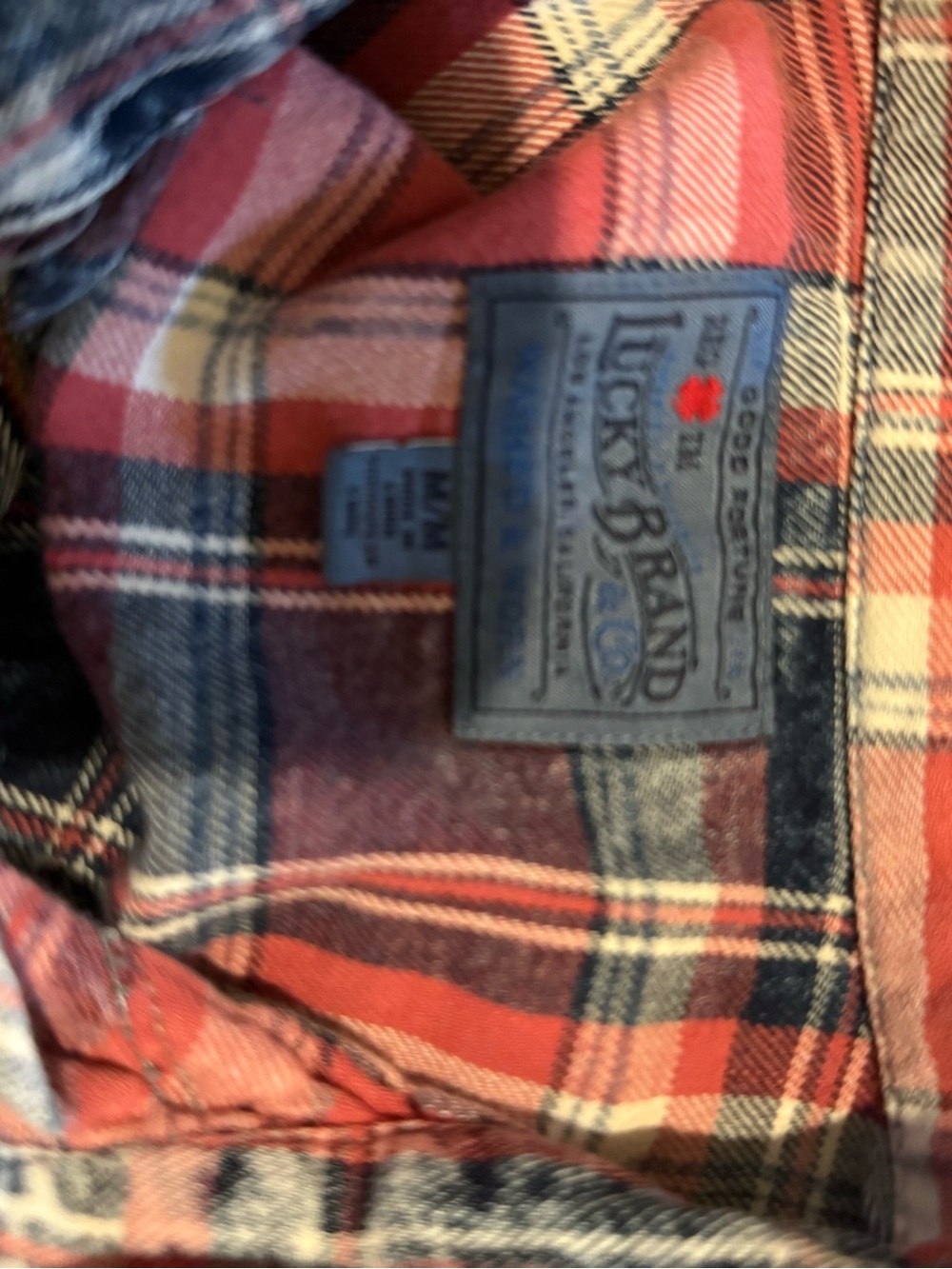 Lucky Brand men shirt M - Picture 2 of 3